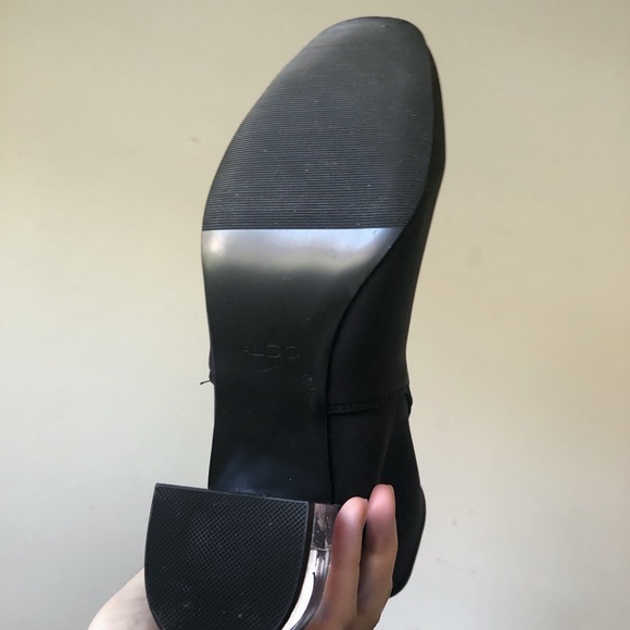 Transparent Mid Ankle Heel Boots - Picture 3 of 6